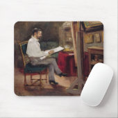 Der Künstler Morot in seinem Studio, c.1874 Mousepad (Mit Mouse)