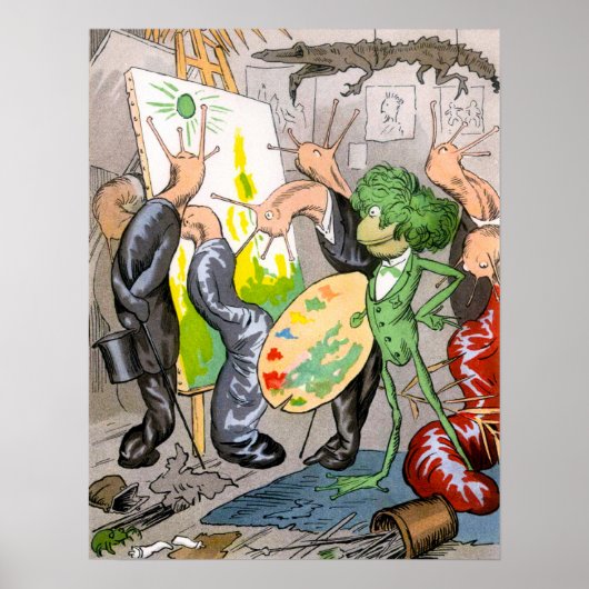 Der Künstler Poster (Vorne)