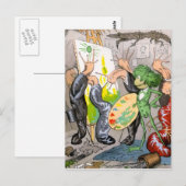 Der Künstler Postkarte (Vorne/Hinten)