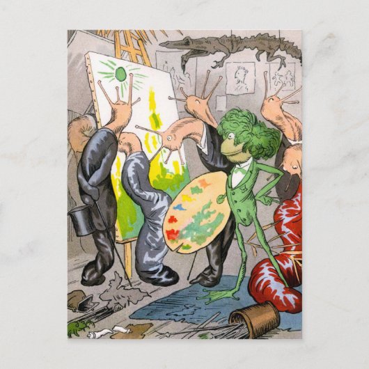 Der Künstler Postkarte (Vorderseite)