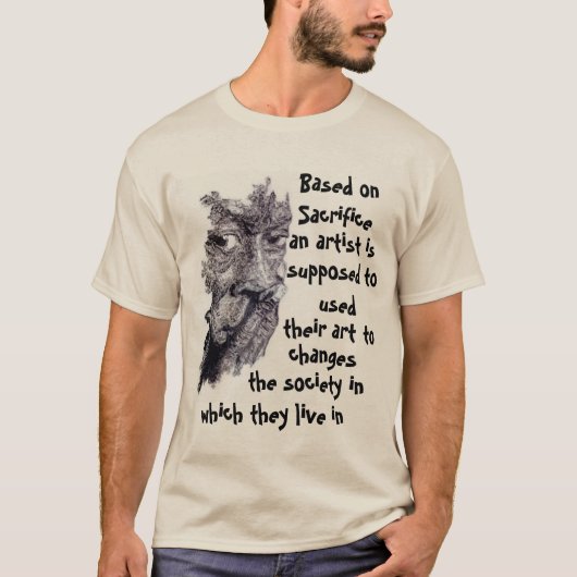 der Künstler T-Shirt (Vorderseite)