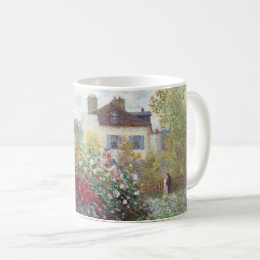Der Künstlergarten in Argentinien von Claude Monet Kaffeetasse (VorderseiteRechts)