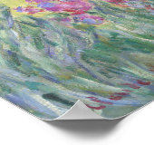 Der Künstlergarten in Giverny (1900) Poster (Ecke)