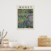 Der Künstlergarten in Giverny Poster (Küche)