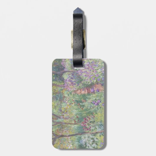 Der Künstlergarten in Giverny von Claude Monet Gepäckanhänger (Rückseite vertikal)