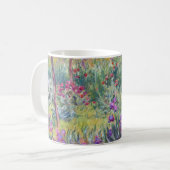 Der Künstlergarten in Giverny von Claude Monet Kaffeetasse (Vorderseite Links)
