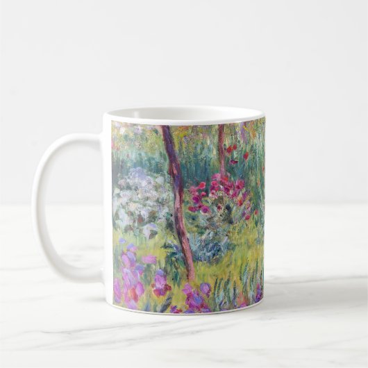 Der Künstlergarten in Giverny von Claude Monet Kaffeetasse (Links)