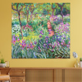 Der Künstlergarten in Giverny von Claude Monet Leinwanddruck (Insitu (Wohnzimmer))