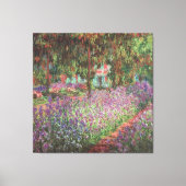 Der Künstlergarten in Giverny von Claude Monet Leinwanddruck (Vorderseite)