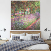 Der Künstlergarten in Giverny von Claude Monet Leinwanddruck (Insitu (Schlafzimmer))