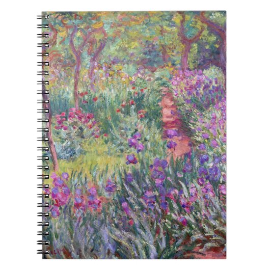 Der Künstlergarten in Giverny von Claude Monet Notizblock (Vorderseite)