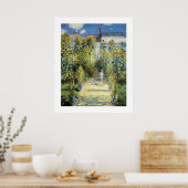 Der Künstlergarten in Vetheuil Poster (Küche)