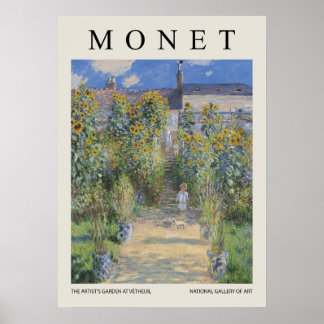 Der Künstlergarten in Vetheuil Poster