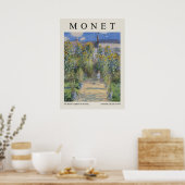 Der Künstlergarten in Vetheuil Poster (Küche)
