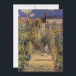 Der Künstlergarten in Vetheuil von Claude Monet<br><div class="desc">Der Artist's Garden at Vetheuil (1880) von Claude Monet ist ein Vintager Impressionismus feine Kunst Blumenmalerei. Ein junges Mädchen wird während der Sommersaison von großen, blühenden Blume mit gelben Sonnenblumen begleitet. Ein Kind ist auf einem Weg im Pariser Garten von Monet in Vetheuil stehend. Über den Künstler: Claude Monet (1840-1926)...</div>
