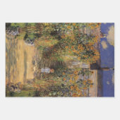 Der Künstlergarten in Vetheuil von Claude Monet Geschenkpapier Set (Vorderseite 2)