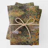 Der Künstlergarten in Vetheuil von Claude Monet Geschenkpapier Set (Beispiel)