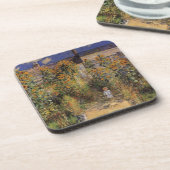 Der Künstlergarten in Vetheuil von Claude Monet Getränkeuntersetzer (Linke Seite)