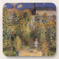 Der Künstlergarten in Vetheuil von Claude Monet
