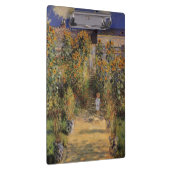 Der Künstlergarten in Vetheuil von Claude Monet Klemmbrett (Rechts)