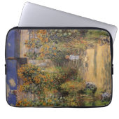 Der Künstlergarten in Vetheuil von Claude Monet Laptopschutzhülle (Vorderseite)