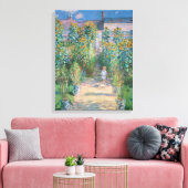 Der Künstlergarten in Vetheuil von Claude Monet Leinwanddruck (Insitu (Wohnzimmer))