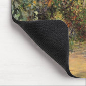 Der Künstlergarten in Vetheuil von Claude Monet Mousepad (Ecke)