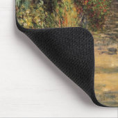 Der Künstlergarten in Vetheuil von Claude Monet Mousepad (Ecke)