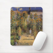 Der Künstlergarten in Vetheuil von Claude Monet Mousepad (Mit Mouse)