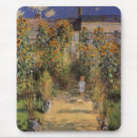 Der Künstlergarten in Vetheuil von Claude Monet Mousepad<br><div class="desc">Der Artist's Garden at Vetheuil (1880) von Claude Monet ist ein Vintager Impressionismus feine Kunst Blumenmalerei. Ein junges Mädchen wird während der Sommersaison von großen, blühenden Blume mit gelben Sonnenblumen begleitet. Ein Kind ist auf einem Weg im Pariser Garten von Monet in Vetheuil stehend. Über den Künstler:Claude Monet (1840-1926) war...</div>