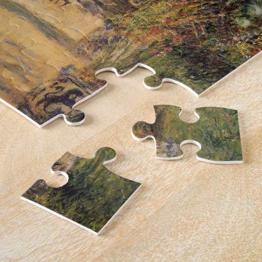 Der Künstlergarten in Vetheuil von Claude Monet Puzzle (Seite)