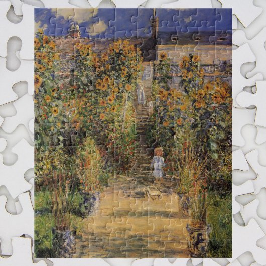 Der Künstlergarten in Vetheuil von Claude Monet Puzzle