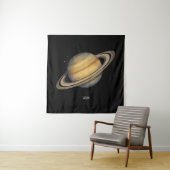 Der künstlerische Saturn mit lebhaften Rings Wandteppich (Beispiel)