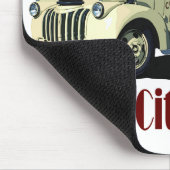 Der Kupferstädter Feuerwehrwagen Mousepad (Ecke)