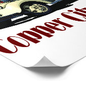 Der Kupferstädter Feuerwehrwagen Poster (Ecke)