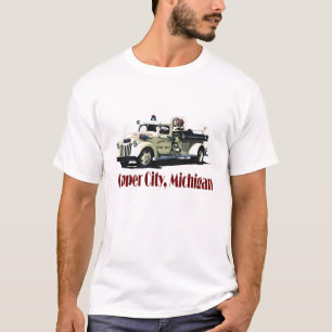 Der Kupferstädter Feuerwehrwagen T-Shirt
