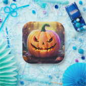 Der Kürbis, die Teller (Party)