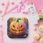 Der Kürbis, die Teller (Party)