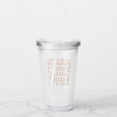 Der Kürbisgespinst-Club Acryltrinkbecher (Rückseite)