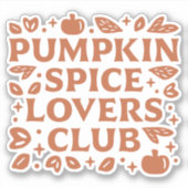 Der Kürbisgespinst-Club Aufkleber (Vorderseite)