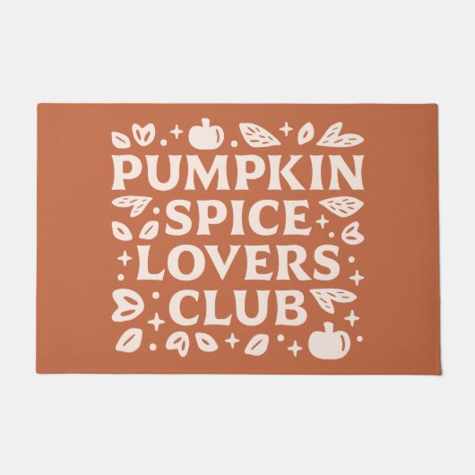 Der Kürbisgespinst-Club Fußmatte (Vorderseite)