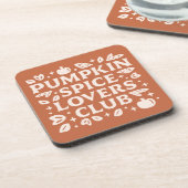 Der Kürbisgespinst-Club Getränkeuntersetzer (Linke Seite)