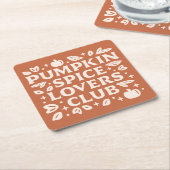 Der Kürbisgespinst-Club Rechteckiger Pappuntersetzer (angewinkelt)
