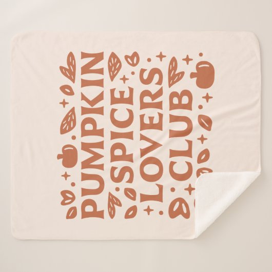 Der Kürbisgespinst-Club Sherpadecke (Vorderseite (Horizontal))