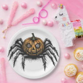 Der Kürbiskopf-Crawler Pappteller (Party)