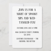 Der Kürbisler hat Crawler angezogen Einladung (Rückseite)