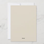 Der Kürbiszauber - Rustikale Hexerei Feiertagskarte (Rückseite)