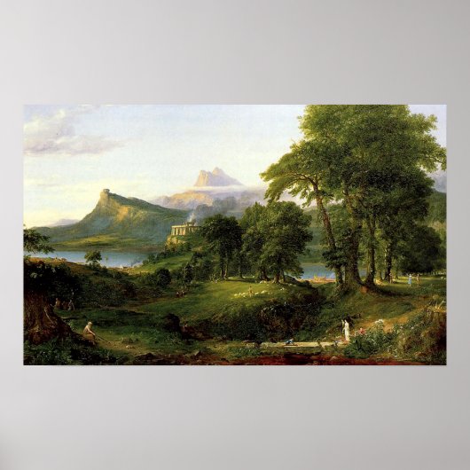 Der Kurs des Empire, des Arkadas oder der Pastoral Poster (Vorne)