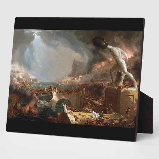 Der Kurs des Empire: Zerstörung durch Thomas Cole Fotoplatte (Seite)