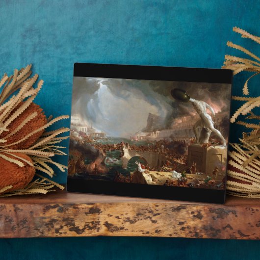 Der Kurs des Empire: Zerstörung durch Thomas Cole Fotoplatte (Seite)